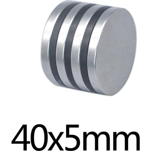 1/3/5/10pcs 40x5 Big Round Powerful Magnets 40mmx5mm Bulk Sheet Neodymium Magnet 40*5mm