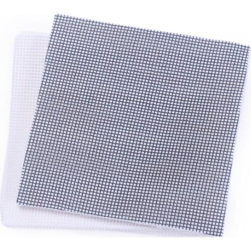 10*10CM Plastic Flower Pot Mesh Pad Bottom Grid Mat Prevent Soil Loss Leak-proof Pad Anti-corrosion Breathable Net 20pcs/bag