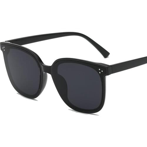 2022 brand design large metal frame sunglasses female outdoor travel driver male sunglasses and box UV400