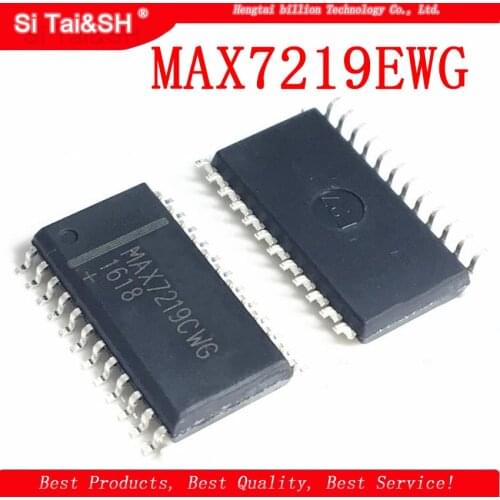5PCS MAX7219EWG SOP24 MAX7219 SOP MAX7219CWG SMD new and original IC