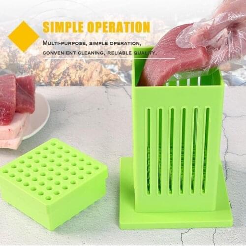 BBQ 49 Holes Meat Skewer Kebab Maker Box Machine Beef Meat Maker Meat Kabobs Maker For BBQ Barbecue Skewer Kitchen Accessory