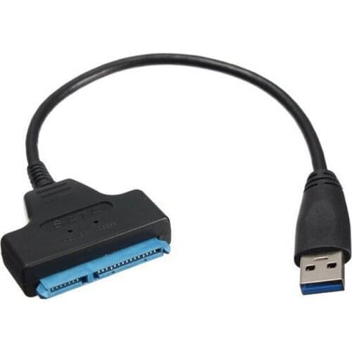 Xiwai USB 3.0 5Gbps Super speed to SATA 22 Pin Adapter Cable for 2.5" Hard disk driver SSD