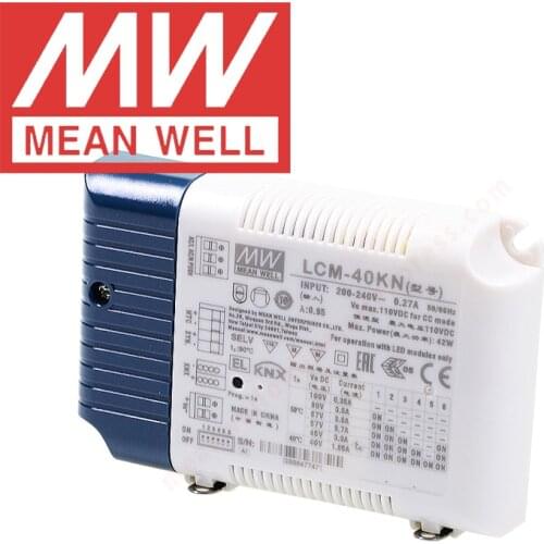 Mean Well LCM-40KN 40W Multiple-Stage Constant Current Mode LED Driver With DIP switch and KNX interface KNX LED power