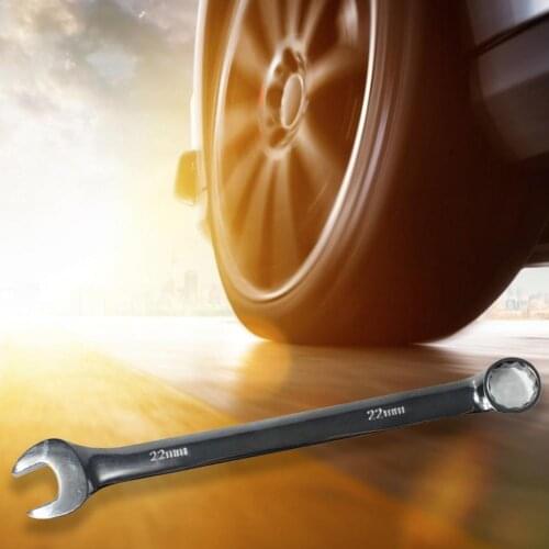 8Pcs Dual Head Double End Ring Wrench Set Ergonomic Dual-use Chrome-vanadium Steel Combination Open Spanner for Car Repair