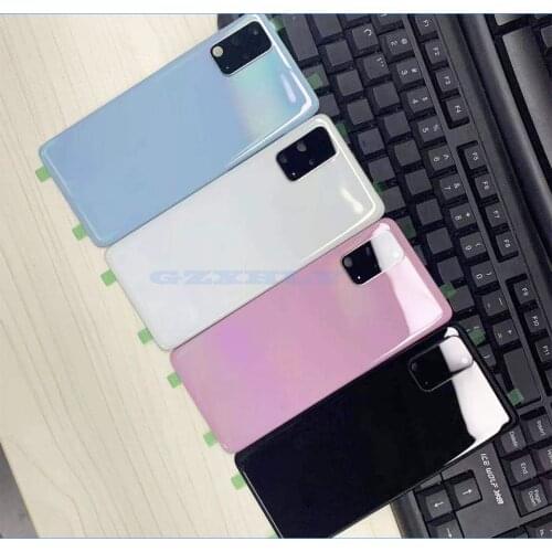 New Back Rear Glass For Samsung Galaxy S20+ S20 Plus Ultra Battery Cover Door Housing With Camera Lens Replacement Part + Logo