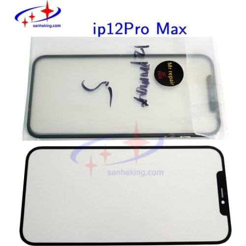 5Pcs 1:1 high Qualtiy glass For Apple iPhone 12 Mini 12 Pro MAX Front Glass Touch Screen LCD Outer Panel Lens Repair Part