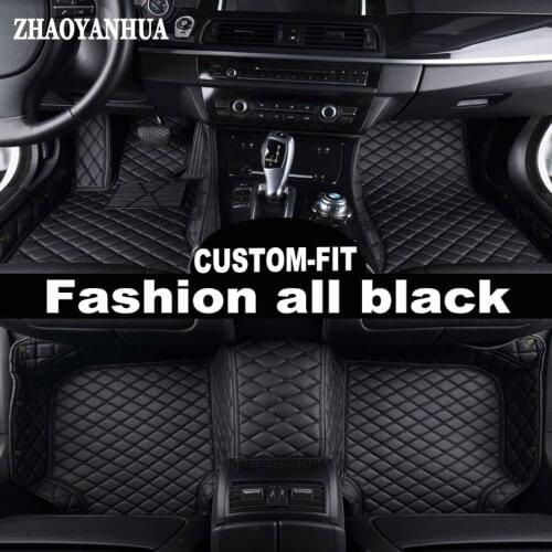 ZHAOYANHUA Special car floor mats for Renault Scenic Latitud Koleos Laguna Megane cc Talisman 5D car styling carpet floor liner
