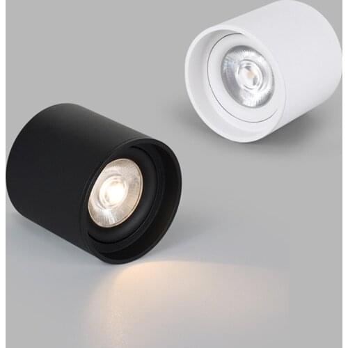 Led Downlight Dimmable 110V 220V LED Spotlight 24° Ceiling 7W 12W Lights Surface Mounted Lamp Bathroom Kitchen Indoor Lighting