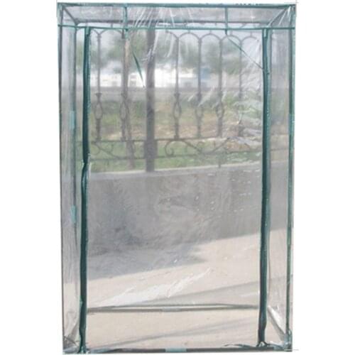 Warm Garden Greenhouse PVC Plant Cover Clear PVC Warm Garden Tier Mini Household Plant Greenhouse Cover (without Iron Stand)