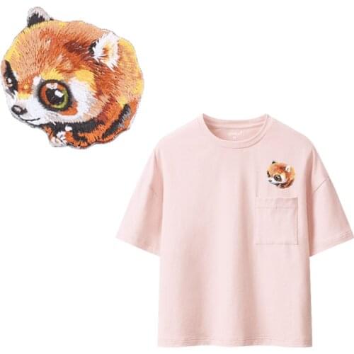 Animal cartoon food Heat Transfer Patches For Stripe Clothes Patch A-level Washable Iron On Applique DIY Clothing Sticker