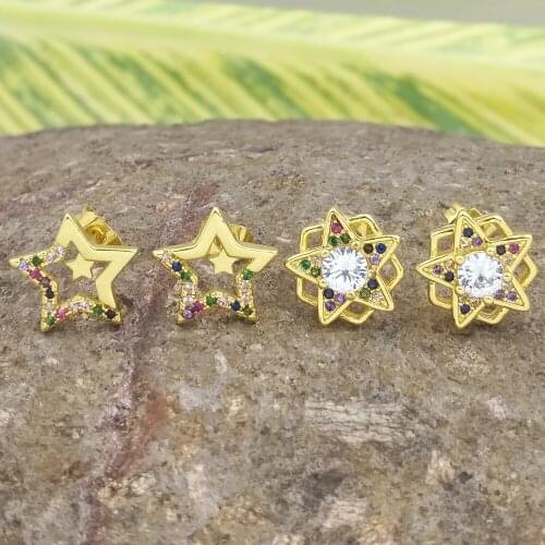 Super Small Star Stud Earrings for Women pendientes mujer moda 2020 Brincos Fashion Jewelry Best Gift for Girls Studs Earring