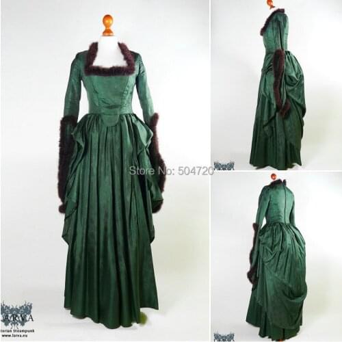 Custom-madeR-699 Vintage Costumes 1860s Civil War Southern Belle Ball wedding Dress/Gothic Lolita Dress Victorian dresses