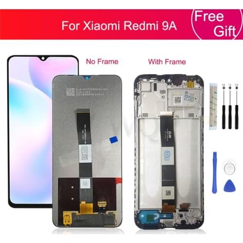 For Xiaomi Redmi 9A lcd Display Touch Screen Digitizer Assembly With Frame For Redmi 9c Lcd Replacement Repair parts