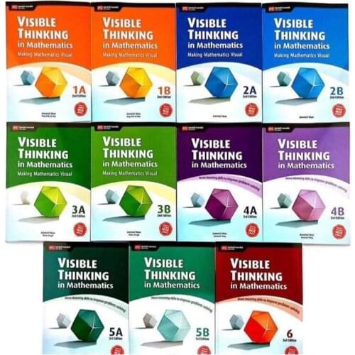 11 Books/sets Mathematics Books 1-6 Grade Children Learning Mathematics Books Singapore Primary School Mathematics Books