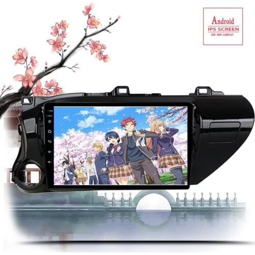 2 Din Android 10.0 Car Multimedia Player For TOYOTA HILUX 2016 2017 2018 2019 2020 10.1 inch car dvd gps navi radio