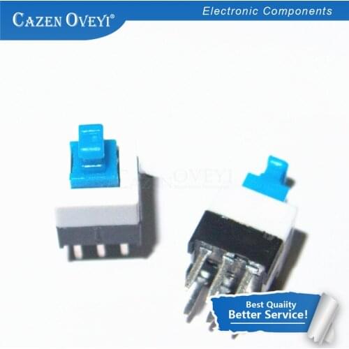 20pcs/lot 8.5*8.5MM double self-locking key switch does not lock switch