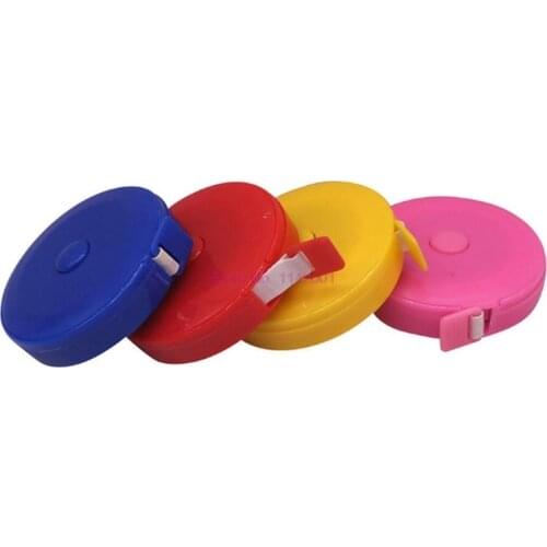 200pcs Color Soft Tape Measure 150cm Roulette Measuring Tape Measure Retractable Colorful Portable Ruler Centimeter Inch