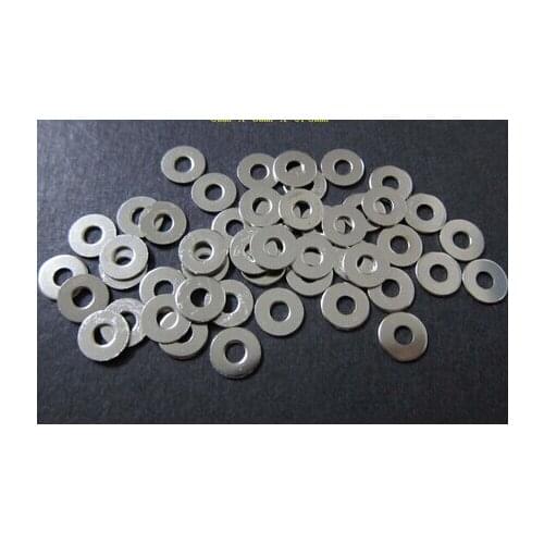 3mm x8mm x0.8mm Metal Stainless Screw washer - 50 Pcs