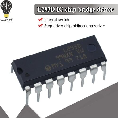 5PCS L293 L293D DIP DIP16 DIP-16 IC Motor Driver Drive Chip PAR PusH Pull 4 Four Channel Module IC Chips