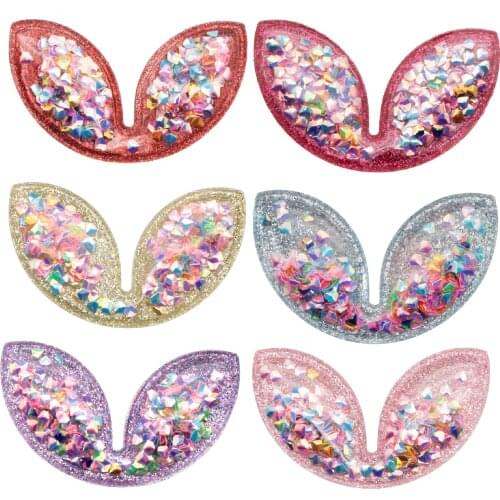 Ear Transparent Sequins Accessories Fill with Rhinestones 5pcs,DIY Craft Supplies Jewelry Accessories Material,5Yc18718