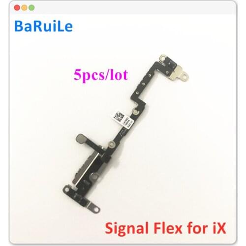BaRuiLe 5pcs Wifi Bluetooth Antenna Signal Flex Cable for iPhone X XR on Charging Ribbon Replacement Parts