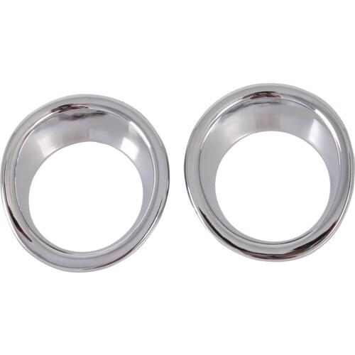 Accessories Front Fog Light Frame Ring Cover Protector Fit For Toyota Prius 2019 2020 Chrome Molding Trim