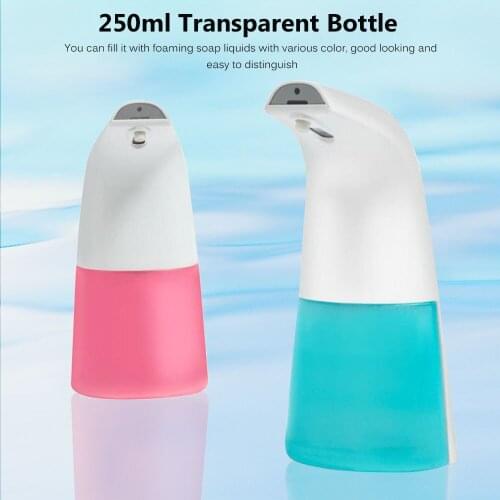 250ml Infrared Sensing Automatic Portable Foam Soap Dispenser For Bathroom Kitchen Balcony No Noise Low Power Dispenser