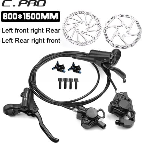 C-PRO hydraulic mountain bike brake 800MM 1500MM disc brake HS1 G3 160MM rotor left rear right front bicycle accessories