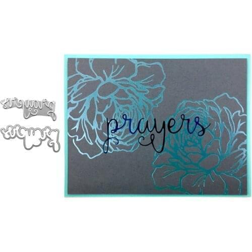 Word Hot Foil Plate and Metal Cutting Dies for Scrapbooking and Cards Making Paper Embossing Craft New 2019 die cuts