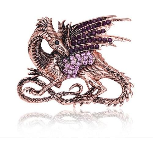 Personality in Europe and America to restore ancient ways corsage, high-grade set auger animal clothing men dinosaurs pin badges