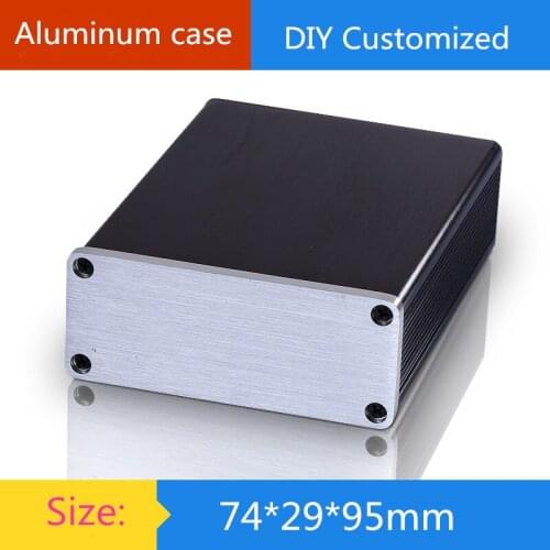 Case 74*29*95mm Mini aluminum amplifier chassis/ Instruments Chassis / Amplifier shell /AMP Enclosure / case / DIY box