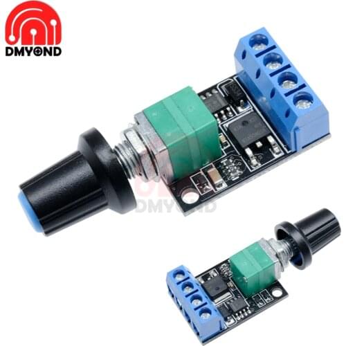 DC Motor Speed Control PWM Potentiometer Governor Speed Regulation Board LED Dimming 10A 5V High Linearity Band Switch Module