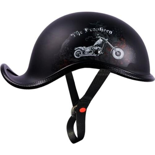 Motorcycle Helmet Vintage Casco Moto Riding Motorcycle Open Face Retro Half Motobiker Racing Helmet Chopper Biker Size M-XXL