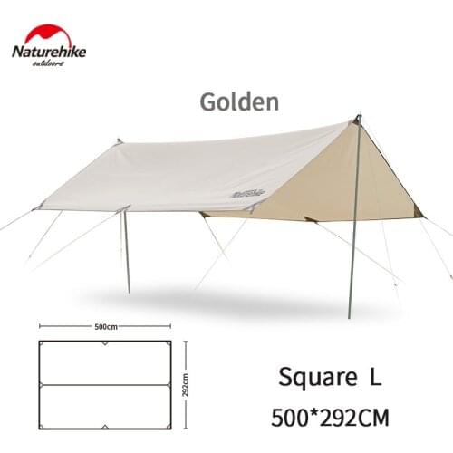 Naturehike Camping Tent 4-6 Persons UV Risistant 150D Oxford Cloth Sun Shelter Waterproof PU3000+ Shadow Shade More Than 10²m