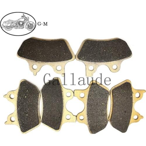 Front / Rear brake pads For Harley Fat Boy 2000-2006 Softail Standard Night Train 2000-2005 Deuce Heritage Classic 2000-2007
