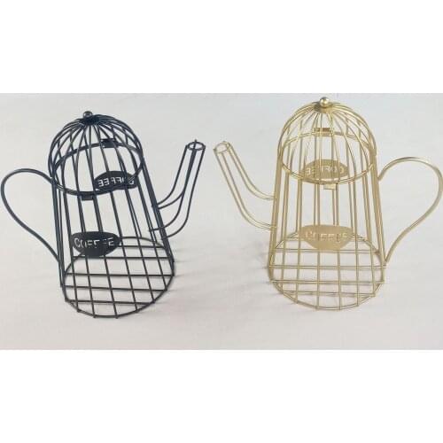 Hollowed Coffee Capsule Storage Basket,Coffee Cup Shaped Fruit Coffee Pod Organizer Holder for Home Cafe Hotel