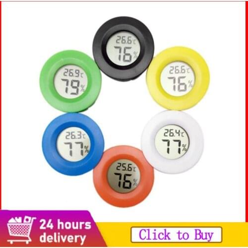 Portable LCD Digital Thermometer Hygrometer Fridge Freezer Tester Temperature Humidity Meter Detector Thermograph Pet Auto Car
