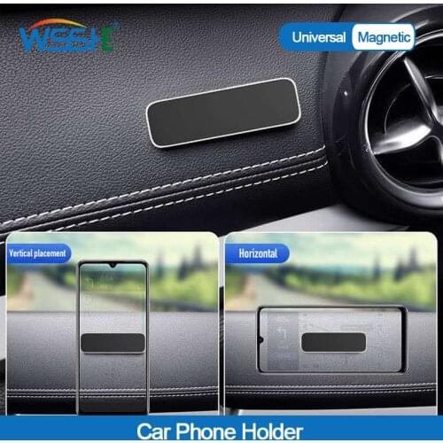 360 Magnetic Car Phone Holder Stand In Car for IPhone 7 XR X Xiaomi Magnet Mount Cell Mobile Phone Wall Nightstand Support GPS