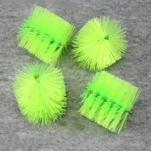 10pcs green Mini Brush Filtration Brush quite Brush for Aquarium Water Tank Bottom Brush Drip Box Brush