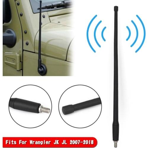 13" AM FM Radio Antenna For Wrangler JK JL 2007-2018