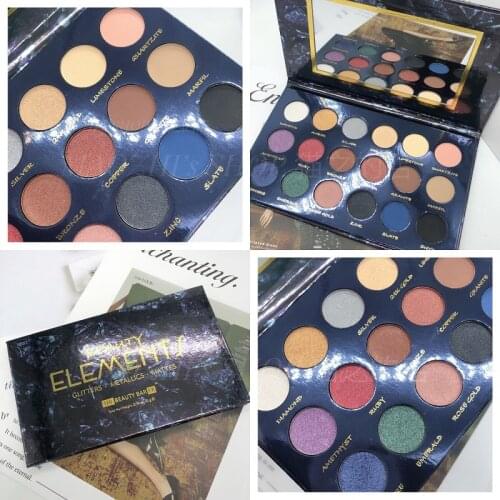 18 Color Eyeshadow Palette Shimmer Matte Glitter EyeShadow Pallete Smoky Pigmented Metallic Maquillage Makeup PaletteCosmetic