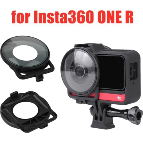 2Pcs Lens Protection Guards for Insta360 One R 360 Edition Camera Dual-Lens Mod Action Camera Accessories Protector Cover Cap