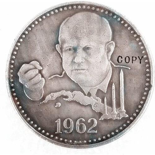 2012 CCCP Russia Khrushchev,police Copy Coin