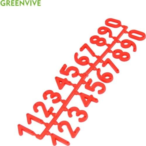 5PCS/Pack Beehive Number Marking Numbers Digital Board Plastic Beekeeping Bee Case Box Frame Equipment Tools Signal