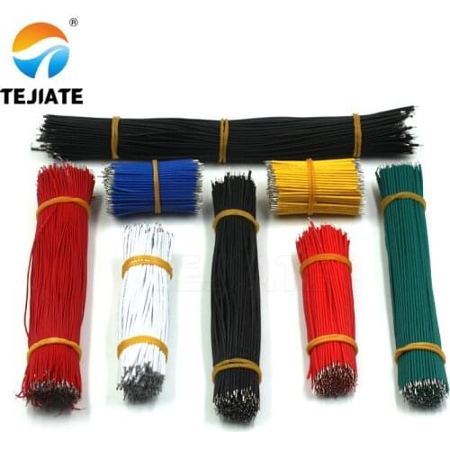 50PCS 22/24AWG 10/15/20CM Jumper-wire Welding-wire Conducting-wire Electronic Connecting-wire Tin-plated