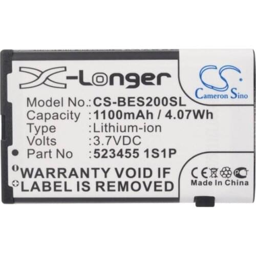 Cameron Sino 1100mAh battery for BEA-FON S200 S210 523455 1S1P for VIDEOCON V1612 Mobile, SmartPhone Battery
