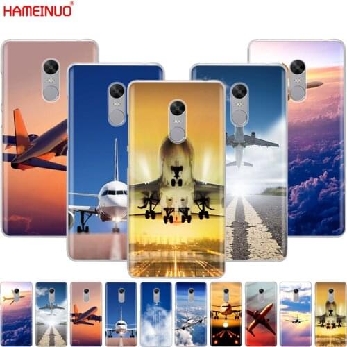 HAMEINUO Aircraft Airplane fly travel cloud Sky Cover phone Case for Xiaomi redmi 5 4 1 1s 2 3 3s pro PLUS redmi note 4 4X 4A 5A