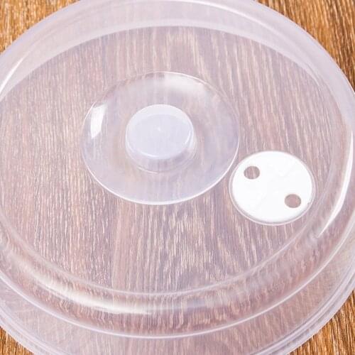 Microwave Plate Cover Lid with Steam Vents Fresh-keeping Bowl Cover Stackable Microwave Splatter Cover Sealing Disk Cover
