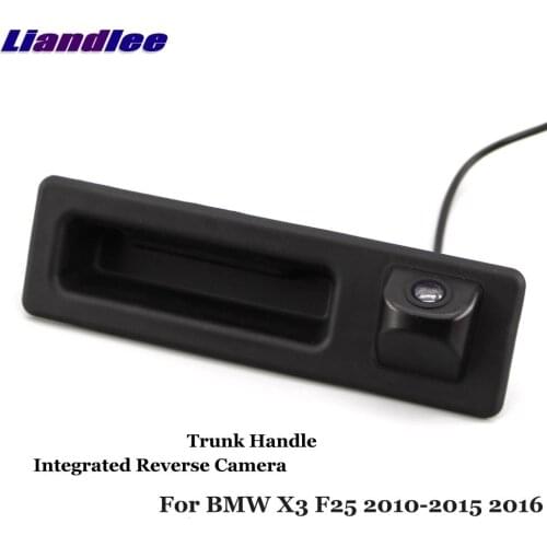 For BMW X3 F25 2010-2015 2016 Car Reverse Parking Camera Backup Rear View Camera / Trunk Handle Integrated Nigh Vision