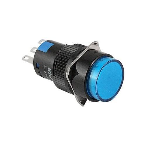 AC 250V 5A Electronic Self-locking Push Button Switch